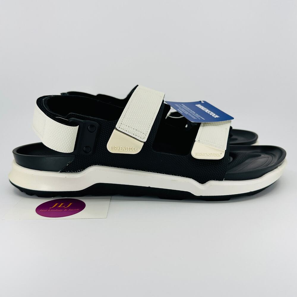 Birkenstock Men's Tatacoa Futura Black/White Birko-Flor Sandals Size 44 / 11 US
